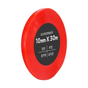 다다 초강력 양면테이프 10mm x 30m, 투명, 1개