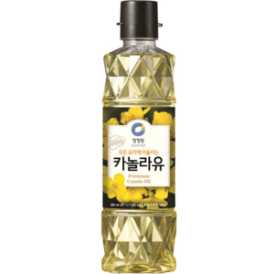 청정원 카놀라유, 900ml, 4개