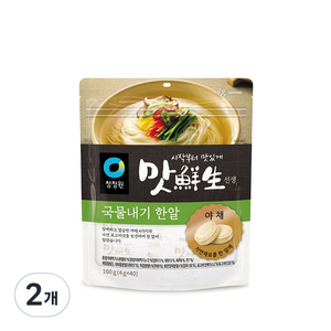 청정원 맛선생 야채 국물내기 한알 40p, 160g, 2개