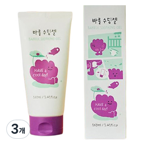 바를 아기 수딩젤, 160ml, 3개