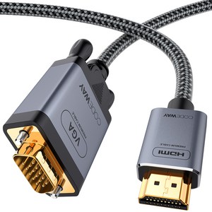 코드웨이 HDMI to VGA RGB 케이블, 1개, 5m