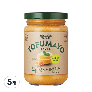 복음자리 두부마요소스 매콤명란, 190g, 5개