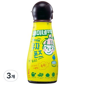 새미네부엌 샤브샤브 유자 폰즈 딥소스, 270g, 3개