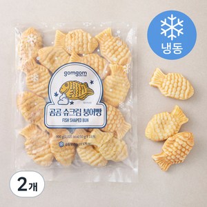 곰곰 슈크림 붕어빵, 50g, 18개입, 2개