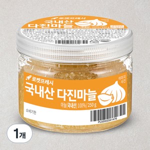 국내산 다진마늘, 250g, 1통