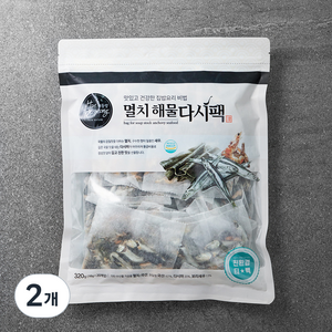 해통령 멸치 해물 다시팩, 320g, 2개