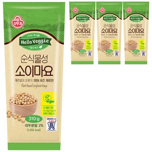 오뚜기 담백한 소이 마요네즈, 310g, 4개