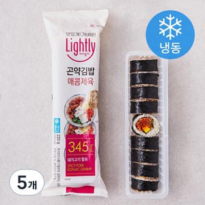 라이틀리 매콤제육 곤약김밥 (냉동), 220g, 5개