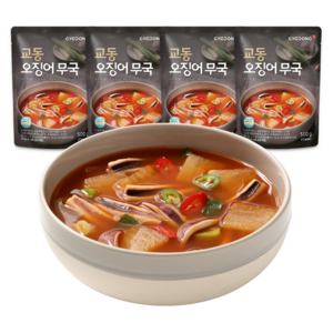 교동식품 오징어무국, 500g, 4개