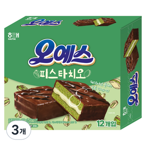 해태제과 오예스 피스타치오, 3개, 360g