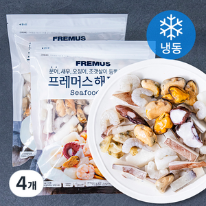 프레머스 해물모둠 (냉동), 600g, 4개