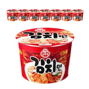 오뚜기 김치면 용기 105 g, 8개