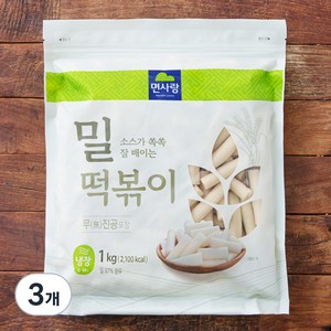 면사랑 밀떡볶이, 1kg, 3개