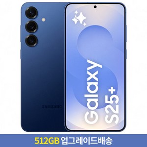 [256GB → 512GB 업그레이드] 갤럭시 S25+ 자급제 SM-S936N, 네이비, 256GB