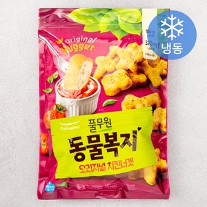 풀무원 동물복지 지구식단 치킨 너겟 오리지널 (냉동), 1kg, 1개