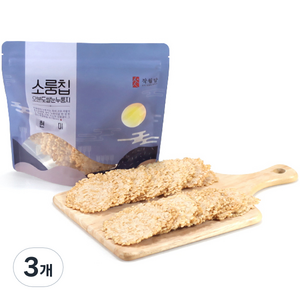 작월담 현미 소룽칩 누룽지, 160g, 3개