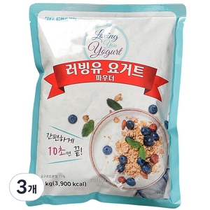 희창유업 러빙유 요거트 파우더, 1kg, 1개입, 3개