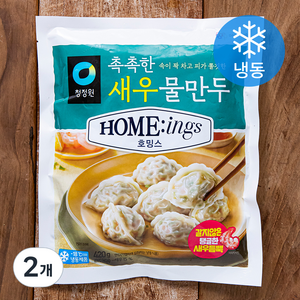 청정원 호밍스 촉촉한 새우 물만두 (냉동), 420g, 2개