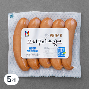 목우촌 프라임 꼬치구이 프랑크 소시지, 400g, 5개