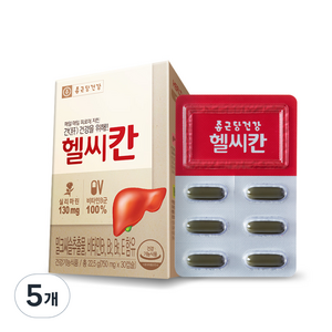 종근당건강 헬씨칸, 30정, 5개