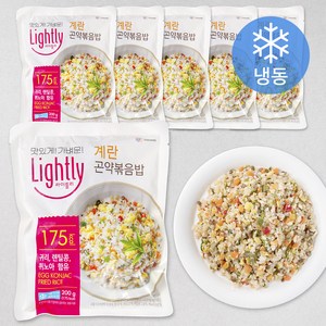 라이틀리 계란 곤약 볶음밥 (냉동), 200g, 6개