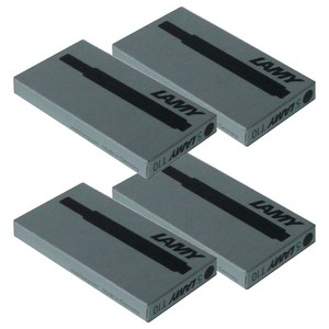 LAMY T10만년필전용 일회용 카트리지, 흑색, 20개