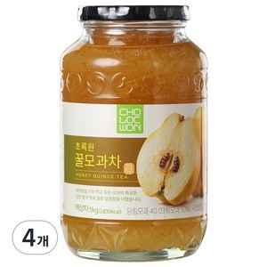 초록원 꿀모과차, 1kg, 4개입, 1세트