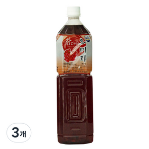 파낙스 참다음 오미자 음료베이스, 1.5L, 3개