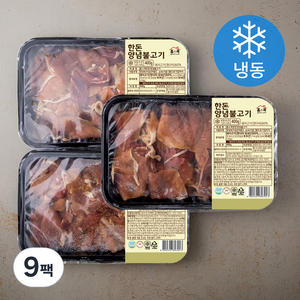 홈스쿡 한돈 양념불고기 (냉동), 400g, 9팩