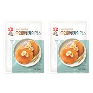 백설 우리밀 핫케익믹스, 500g, 2개