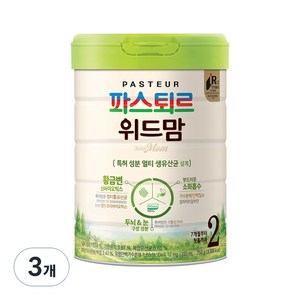 파스퇴르 위드맘 2단계, 3개, 750g