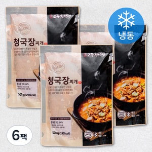 교동전선생 청국장찌개 (냉동), 500g, 6팩