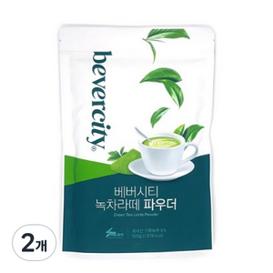 세미 녹차라떼 파우더, 500g, 2개