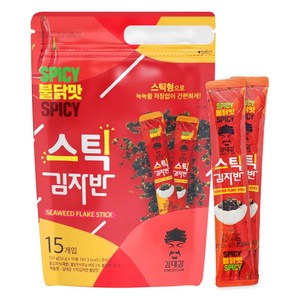 김대감 불닭맛 스틱 김자반 15p, 150g, 1개