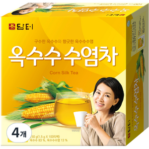 담터 옥수수 수염차, 1.5g, 100개입, 4개