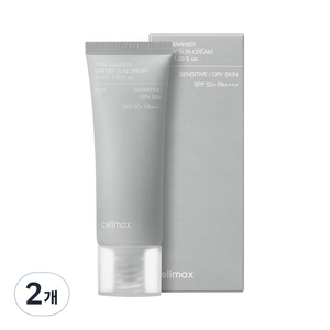 셀리맥스 듀얼배리어 워터리 선크림 SPF50+ PA++++, 40ml, 2개