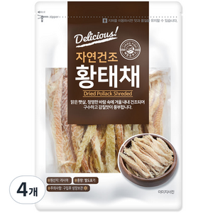 해맑은푸드 황태채, 200g, 4개