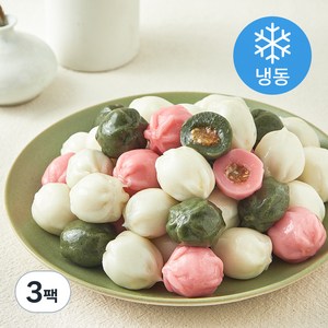 아리울떡공방 굳지않는 모듬 꿀떡 (냉동), 3팩, 1.2kg