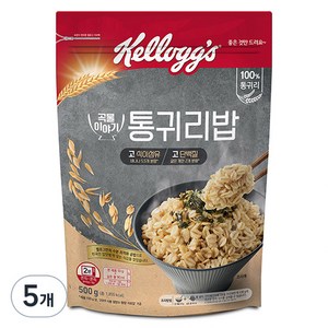 켈로그 통귀리밥, 500g, 5개