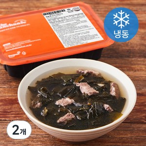 더반찬 쇠고기 미역국 (냉동), 550g, 2개