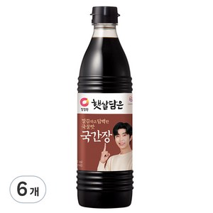 청정원 햇살담은 국간장, 840ml, 6개