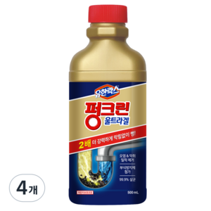 유한락스 펑크린 울트라겔, 500ml, 4개