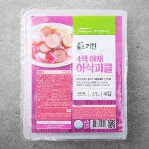 풀무원 4색 야채 아삭피클, 2kg, 1개