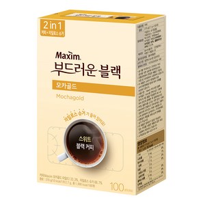 맥심 모카골드 부드러운 블랙 커피믹스, 100개입, 1개, 2.7g