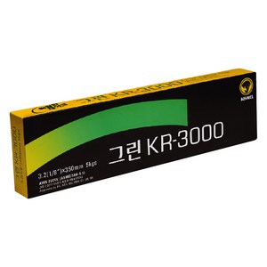 KISWEL 아크용접봉 그린, KR-3000, 1개