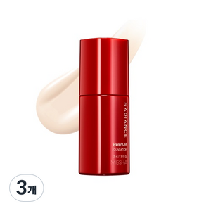 미샤 래디언스 퍼펙트핏 파운데이션 SPF30 PA++ 35ml, 21N 바닐라, 3개