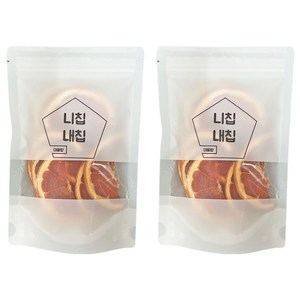 니칩내칩 바삭바삭 잘 말린 건조자몽 반절컷, 40g, 2개