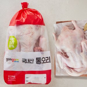 곰곰 국내산 통오리 (냉장), 1개, 2.2kg