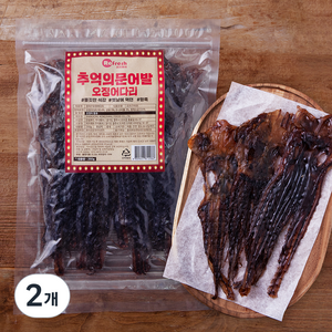 리프레쉬 추억의 문어발 오징어 다리, 250g, 2개