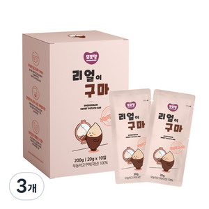 또또맘 리얼이구마, 200g, 3개